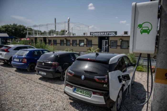 tündérfátyol szállás elektromos autó töltés