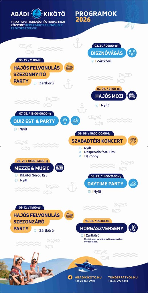 programok az Abádi Kikötőben